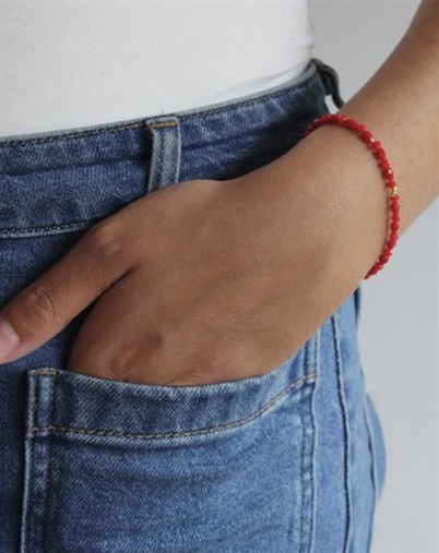 Stine A - Miss Paris Boheme Armbånd - Rød